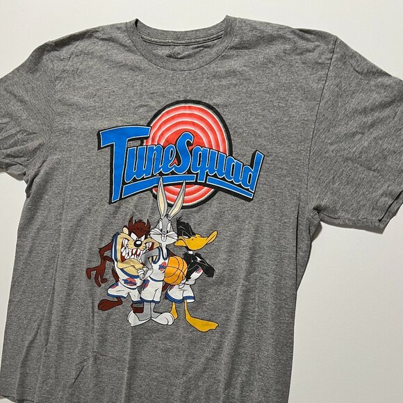 Space Jam T-Shirt Tune Squad Bugs Bunny Looney Tunes Tee Gray Men's size XXL - Picture 1 of 5